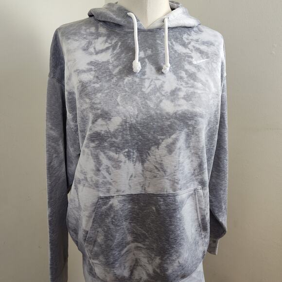 Nike Hoodie Men Unisex Small Dri-FIT Pullover Sweatshirt Kangaroo Pocket Tie Dye - Picture 10 of 17